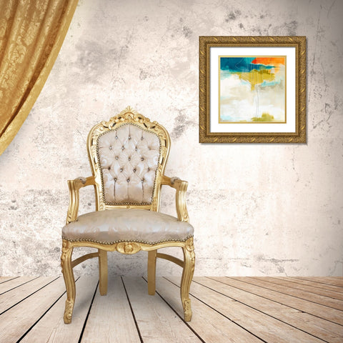 Atmospheric II Gold Ornate Wood Framed Art Print with Double Matting by Vess, June Erica