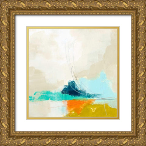 Atmospheric III Gold Ornate Wood Framed Art Print with Double Matting by Vess, June Erica
