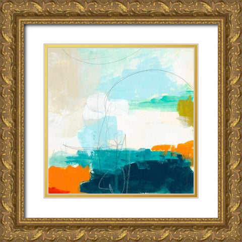 Atmospheric VII Gold Ornate Wood Framed Art Print with Double Matting by Vess, June Erica