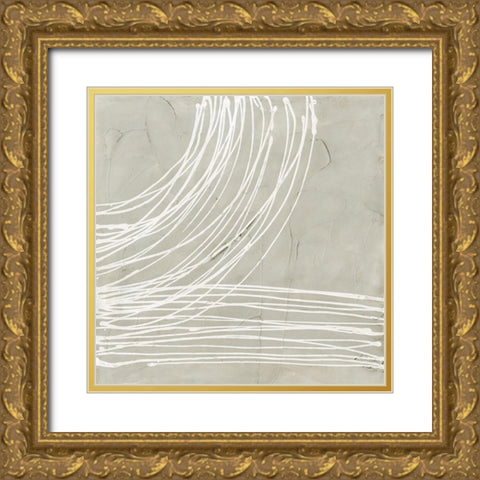 Custom Printed Ech Location IV Gold Ornate Wood Framed Art Print with Double Matting by Stramel, Renee W.
