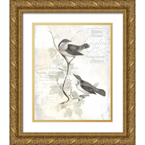 Rustic Gould IV Gold Ornate Wood Framed Art Print with Double Matting by Studio W