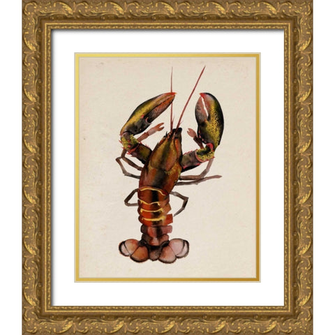 Sea Dweller II Gold Ornate Wood Framed Art Print with Double Matting by Popp, Grace