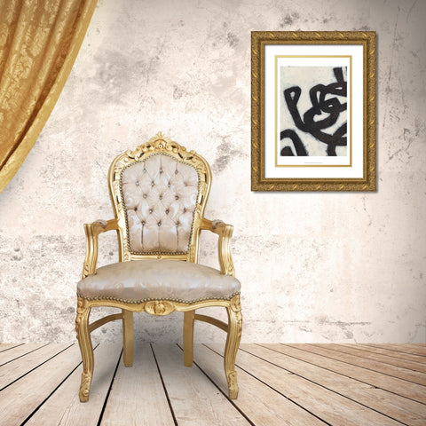 Symbiotic I Gold Ornate Wood Framed Art Print with Double Matting by Vess, June Erica