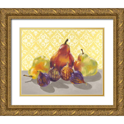 Ripe Fruit I Gold Ornate Wood Framed Art Print with Double Matting by Miller, Dianne
