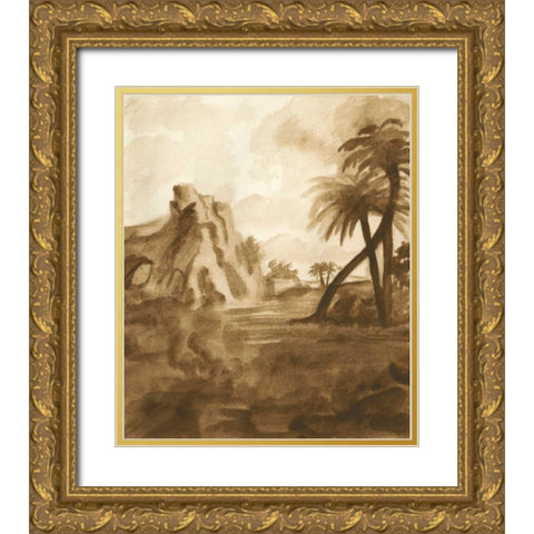 British Tropics II Gold Ornate Wood Framed Art Print with Double Matting by McCavitt, Naomi