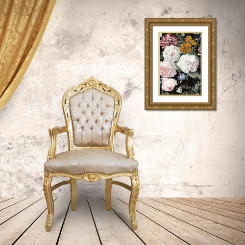 Baroque Botanica II Gold Ornate Wood Framed Art Print with Double Matting by McCavitt, Naomi