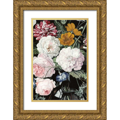 Baroque Botanica II Gold Ornate Wood Framed Art Print with Double Matting by McCavitt, Naomi