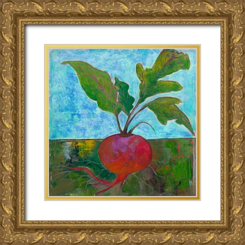 Veggie Garden III Gold Ornate Wood Framed Art Print with Double Matting by Altug, Mehmet