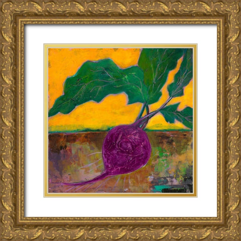 Veggie Garden V Gold Ornate Wood Framed Art Print with Double Matting by Altug, Mehmet