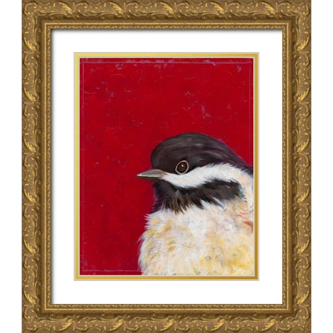 Bird Portrait II Gold Ornate Wood Framed Art Print with Double Matting by Altug, Mehmet