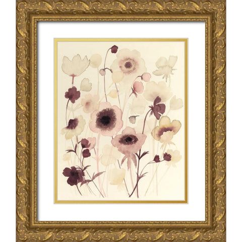 Anemone Haze II Gold Ornate Wood Framed Art Print with Double Matting by Popp, Grace