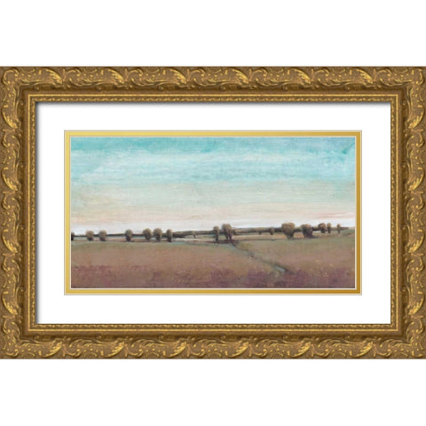 Rural Retreat I Gold Ornate Wood Framed Art Print with Double Matting by OToole, Tim