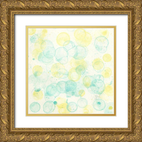 Ocean Tetra I Gold Ornate Wood Framed Art Print with Double Matting by Lam, Vanna