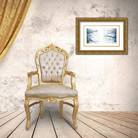 Transfixed II Gold Ornate Wood Framed Art Print with Double Matting by Stramel, Renee W.