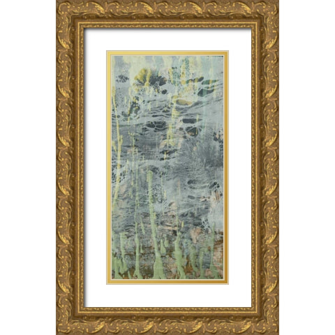 Marbled Plane II Gold Ornate Wood Framed Art Print with Double Matting by Goldberger, Jennifer