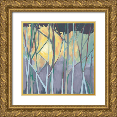 Tangled Twilight I Gold Ornate Wood Framed Art Print with Double Matting by Popp, Grace