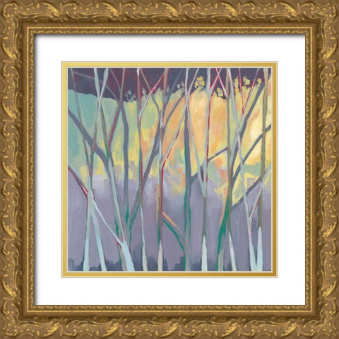 Tangled Twilight II Gold Ornate Wood Framed Art Print with Double Matting by Popp, Grace