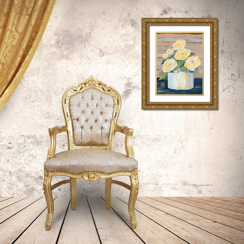 Wednesday Blooms II Gold Ornate Wood Framed Art Print with Double Matting by Popp, Grace