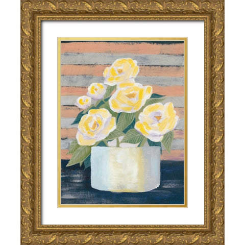 Wednesday Blooms II Gold Ornate Wood Framed Art Print with Double Matting by Popp, Grace