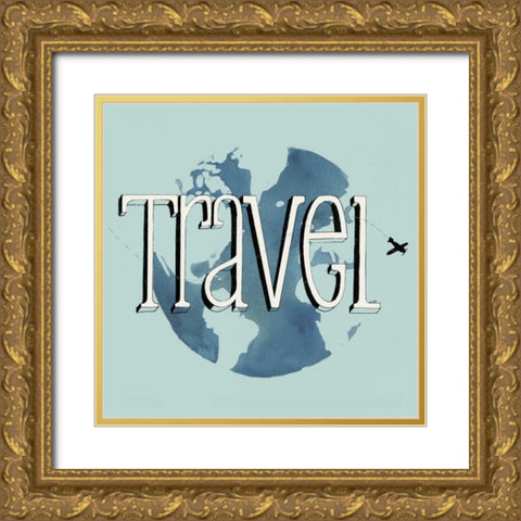 Road Trip IV Gold Ornate Wood Framed Art Print with Double Matting by Popp, Grace