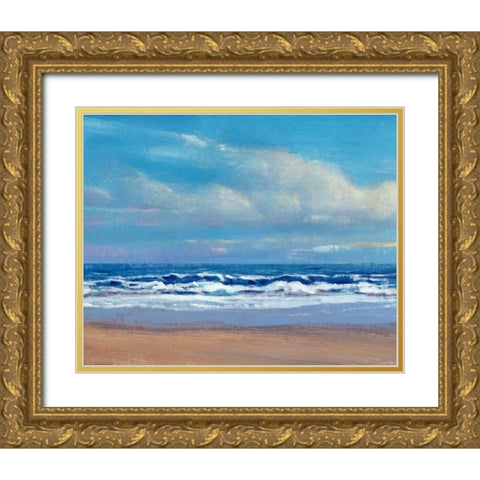 Shoreline Light II Gold Ornate Wood Framed Art Print with Double Matting by OToole, Tim