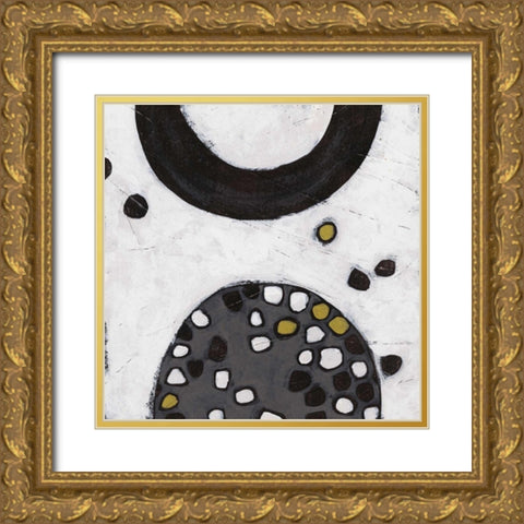 Algorithm IV Gold Ornate Wood Framed Art Print with Double Matting by Vess, June Erica