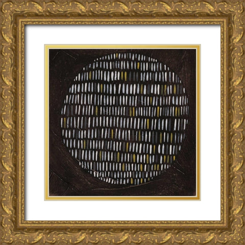 Algorithm XI Gold Ornate Wood Framed Art Print with Double Matting by Vess, June Erica