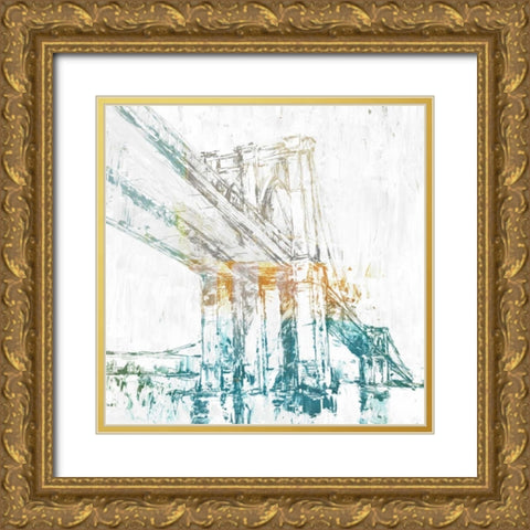 Crossing Over I Gold Ornate Wood Framed Art Print with Double Matting by Studio W