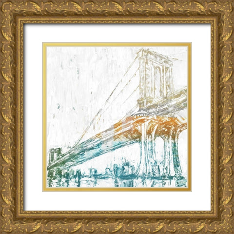 Crossing Over II Gold Ornate Wood Framed Art Print with Double Matting by Studio W