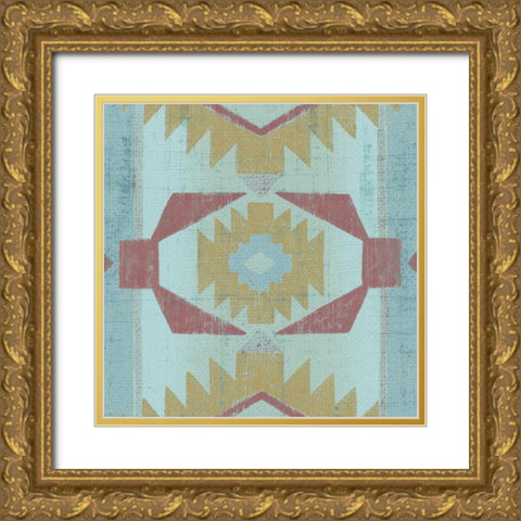 Taos I Gold Ornate Wood Framed Art Print with Double Matting by Studio W