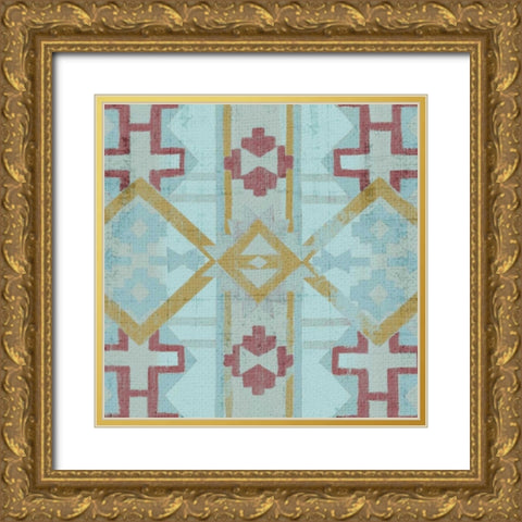 Taos II Gold Ornate Wood Framed Art Print with Double Matting by Studio W