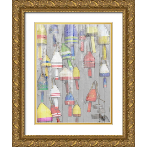 Dockside II Gold Ornate Wood Framed Art Print with Double Matting by Fagalde, Jarman