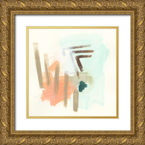 Key Note Shuffle II Gold Ornate Wood Framed Art Print with Double Matting by Vess, June Erica