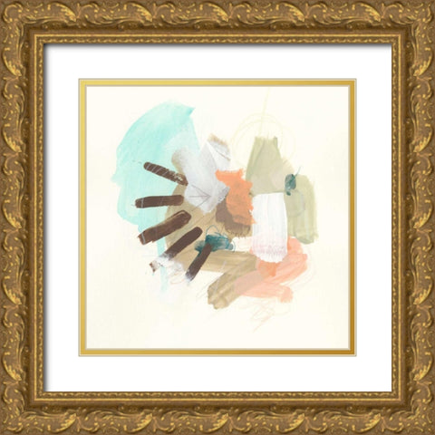 Key Note Shuffle III Gold Ornate Wood Framed Art Print with Double Matting by Vess, June Erica