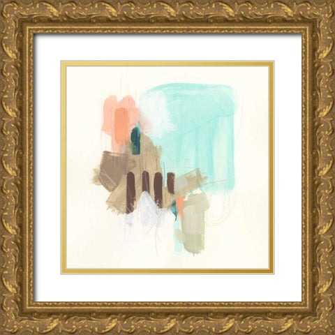Key Note Shuffle IV Gold Ornate Wood Framed Art Print with Double Matting by Vess, June Erica
