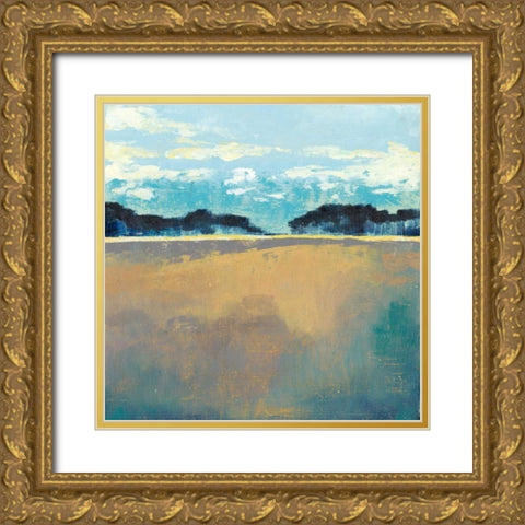 Aureate Seascape II Gold Ornate Wood Framed Art Print with Double Matting by Popp, Grace