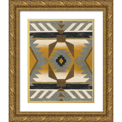 River Canyon I Gold Ornate Wood Framed Art Print with Double Matting by Zarris, Chariklia