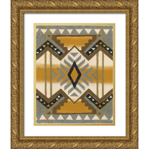 River Canyon II Gold Ornate Wood Framed Art Print with Double Matting by Zarris, Chariklia