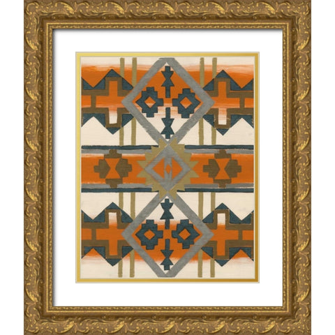 River Canyon IV Gold Ornate Wood Framed Art Print with Double Matting by Zarris, Chariklia