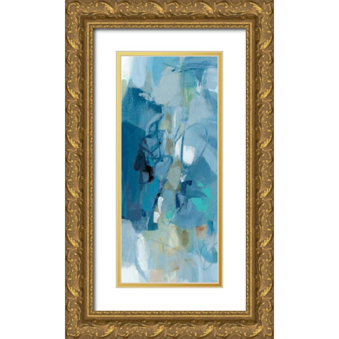 Summer Fields I Gold Ornate Wood Framed Art Print with Double Matting by Long, Christina
