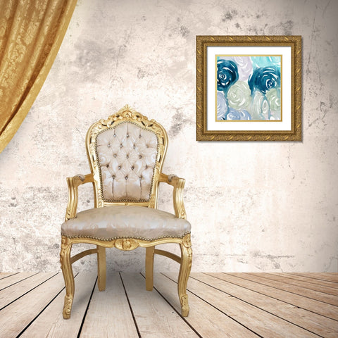 Watercolor Crush I Gold Ornate Wood Framed Art Print with Double Matting by Popp, Grace