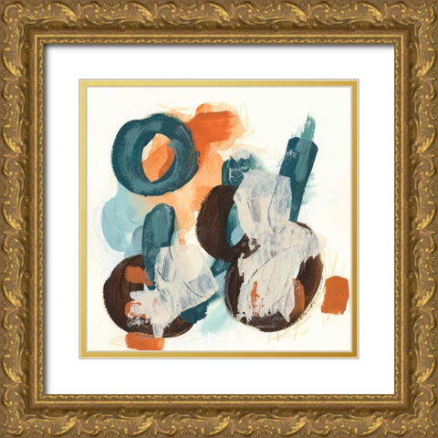 Circular Intent I Gold Ornate Wood Framed Art Print with Double Matting by Vess, June Erica