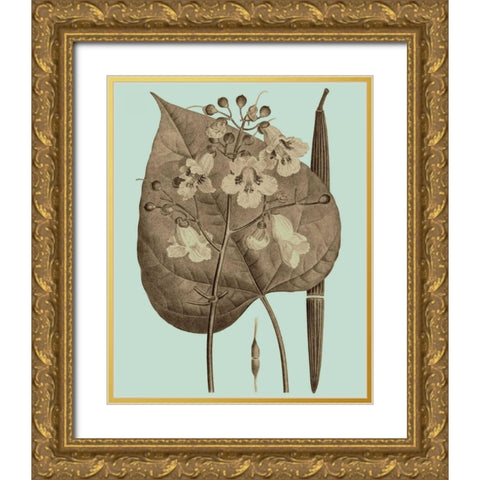 Flowering Trees II Gold Ornate Wood Framed Art Print with Double Matting by Vision Studio