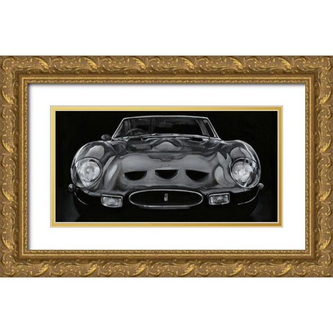 European Sports Car II Gold Ornate Wood Framed Art Print with Double Matting by Harper, Ethan