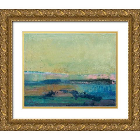 Vintage Landscapes II Gold Ornate Wood Framed Art Print with Double Matting by Fuchs, Jodi