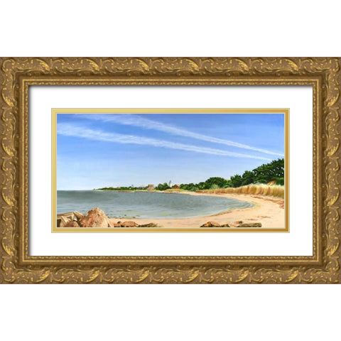 Contrails I Gold Ornate Wood Framed Art Print with Double Matting by Miller, Dianne