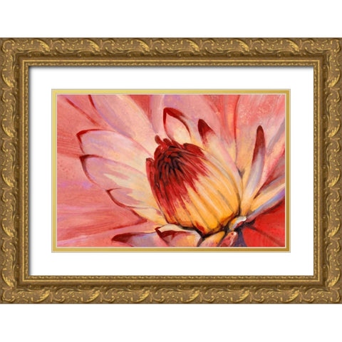Micro Floral I Gold Ornate Wood Framed Art Print with Double Matting by OToole, Tim