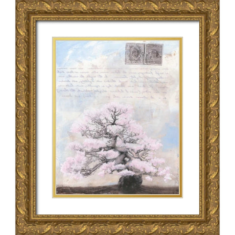 Springtime Memories II Gold Ornate Wood Framed Art Print with Double Matting by McCavitt, Naomi