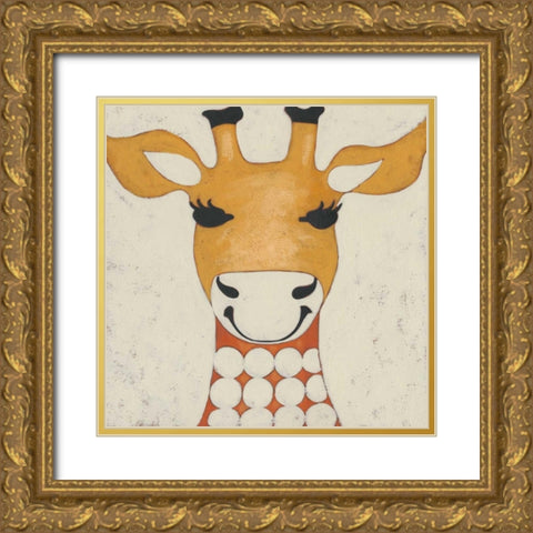 Zoo Portrait IV Gold Ornate Wood Framed Art Print with Double Matting by Zarris, Chariklia