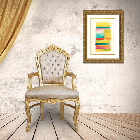 Layer Cake IV Gold Ornate Wood Framed Art Print with Double Matting by Vess, June Erica